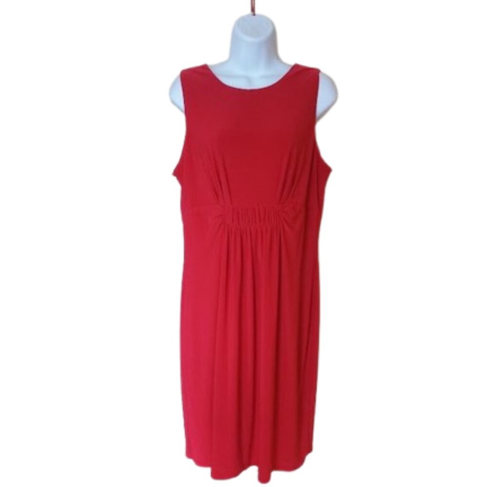 Red Sleeveless Dress Size 12